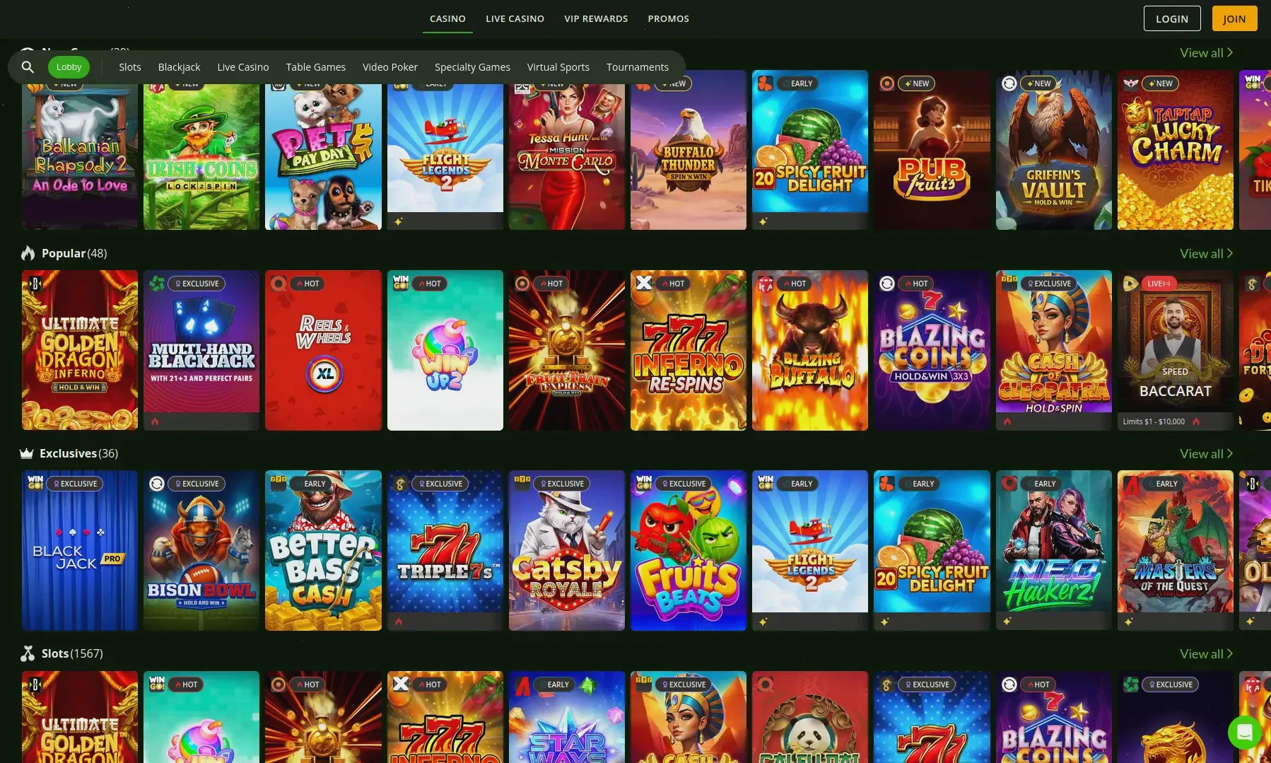 Promozioni e bonus disponibili su Unique Casino